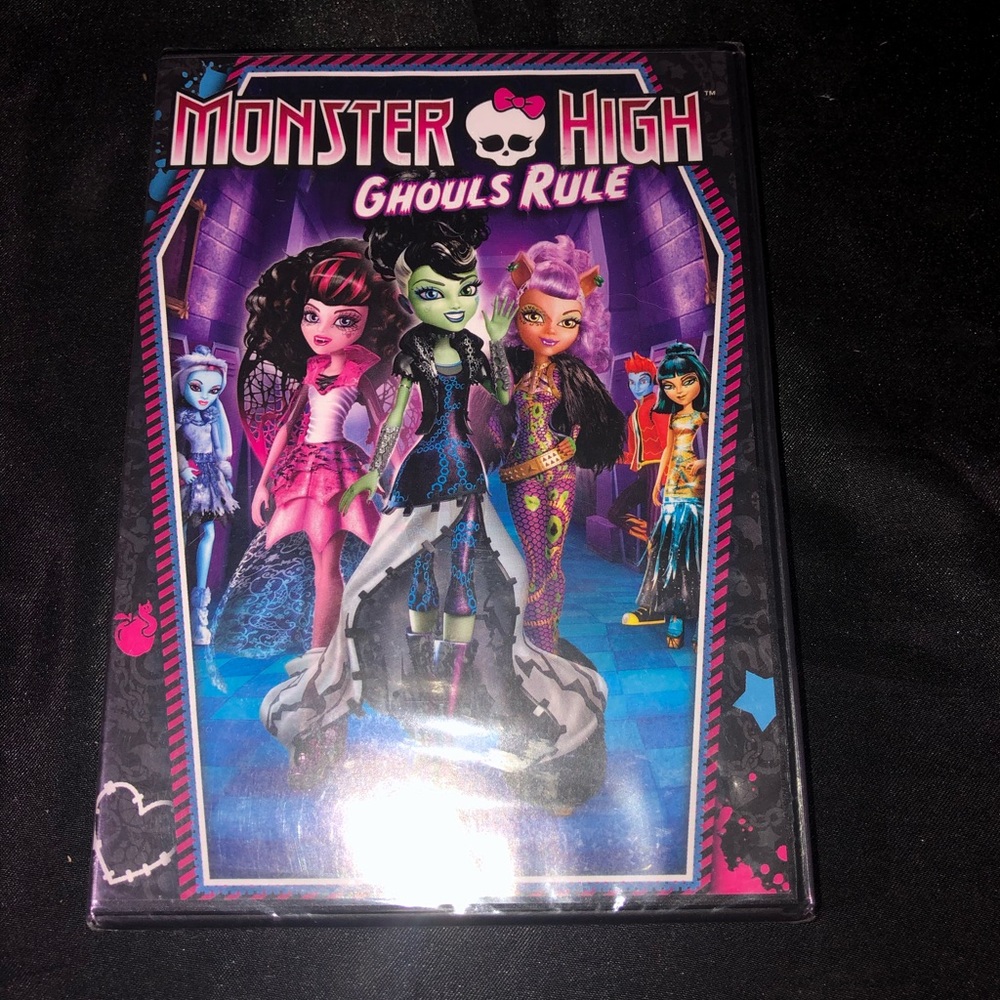Monster high ghouls rule dvd new